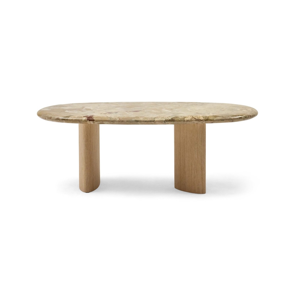 Hallie Coffee Table Aurora Marble Gloss Sample