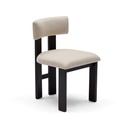 Tolv Dining Chair Taupe Walnut Sample