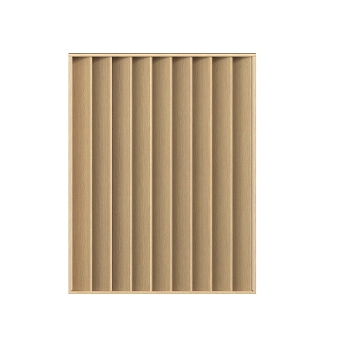 Angled Slat Dividing Wall