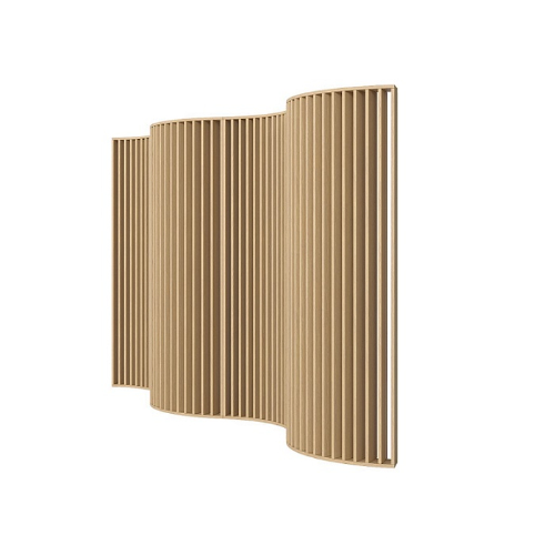 [curved-snake-slat-diving-wall] Curved Snake Slat Diving Wall