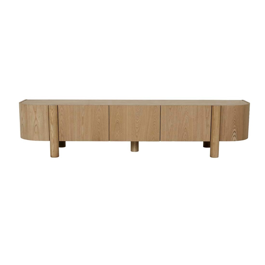 Artie Entertainment Unit - Natural Ash