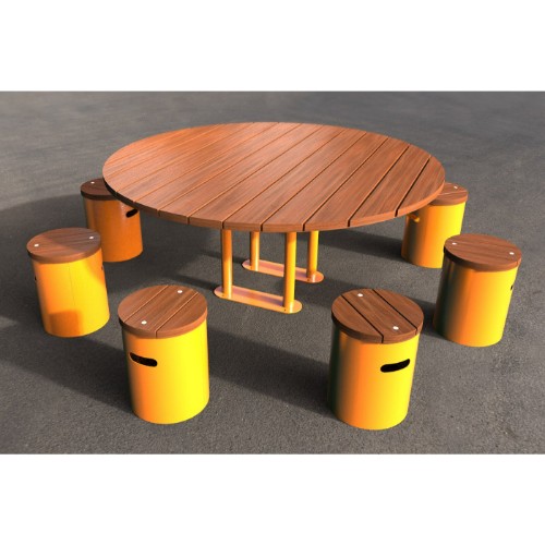[tima-10-outdoor-table-and-seating-set] TIMA 10 – Outdoor Table and Seating Set
