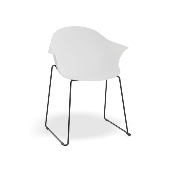 Winged Pebble Chair (Sled Base)
