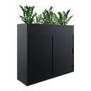 Specfurn Sliding Door Cabinet With Planter
