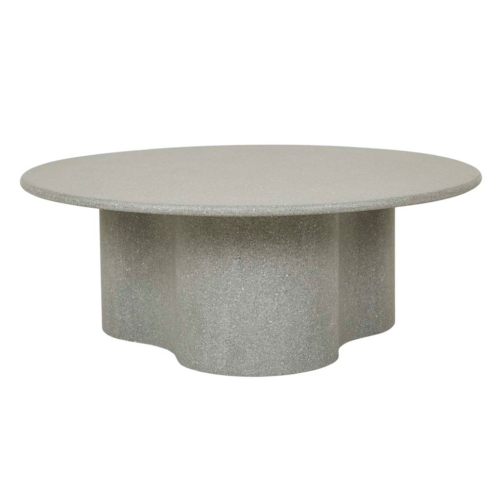 Artie Outdoor Wave Coffee Table - Sage Speckle