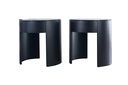 Nautilus Round Bedside Table