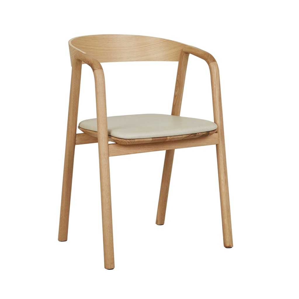 Inlay Upholstered Dining Armchair