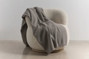 Fine Rib Angora & Merino Wool Throws