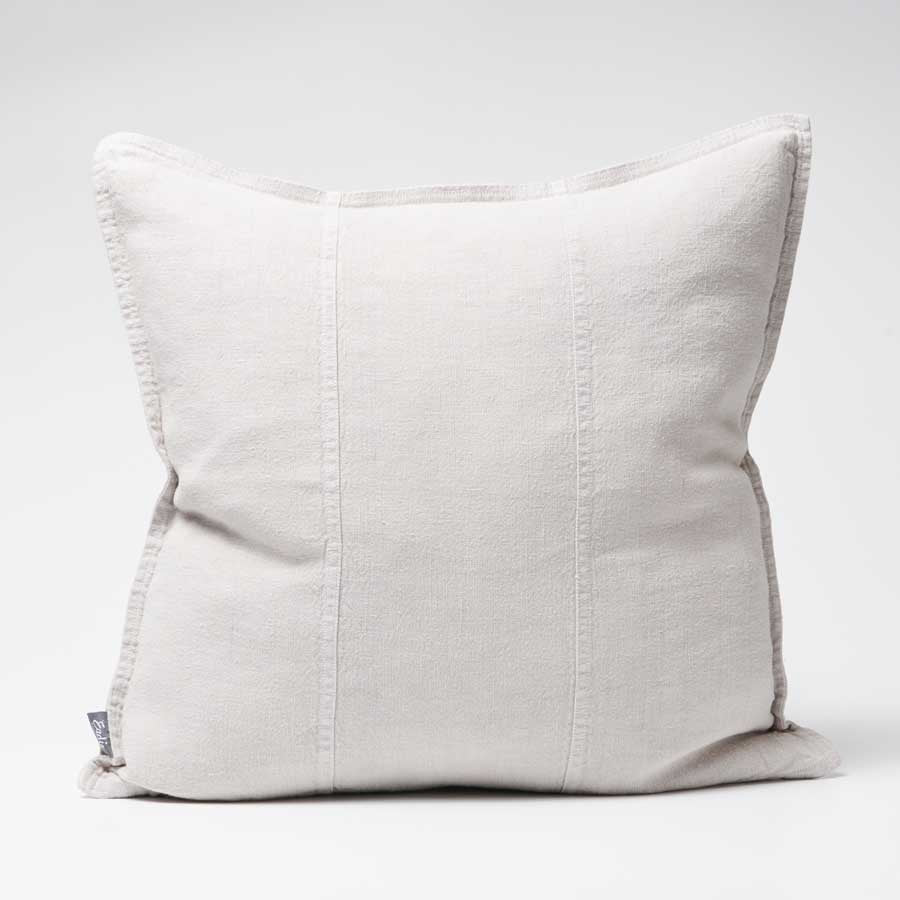 [8400496263408] Luca Linen Outdoor Cushion Silver Grey