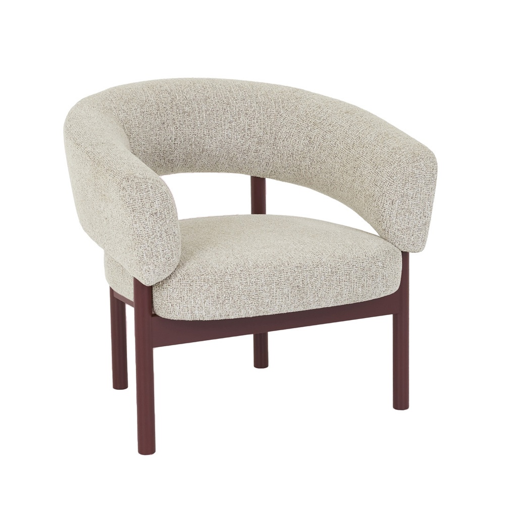 [CH-JEN-OCC-OWL-SPECKLE-SHIRAZ] Jenson Occasional Chair - Owl Speckle - Shiraz