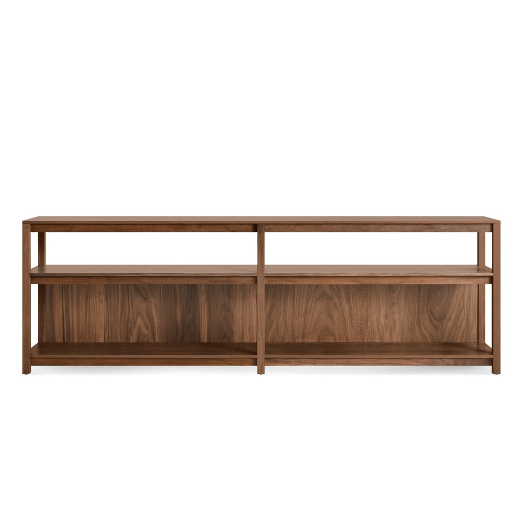 Open Plan Long and Low Bookcase