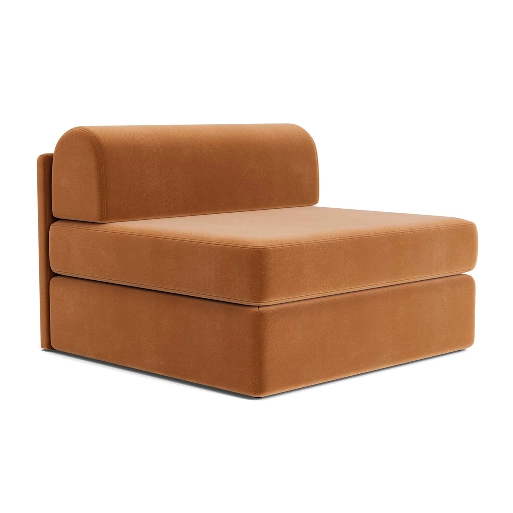 [DO-02-26-1-OP409] Addy Armless Middle Module - Opal Ochre