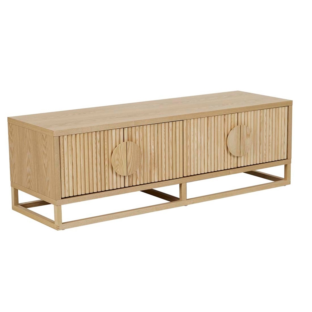 Benjamin Ripple Small Entertainment Unit - Natural Ash