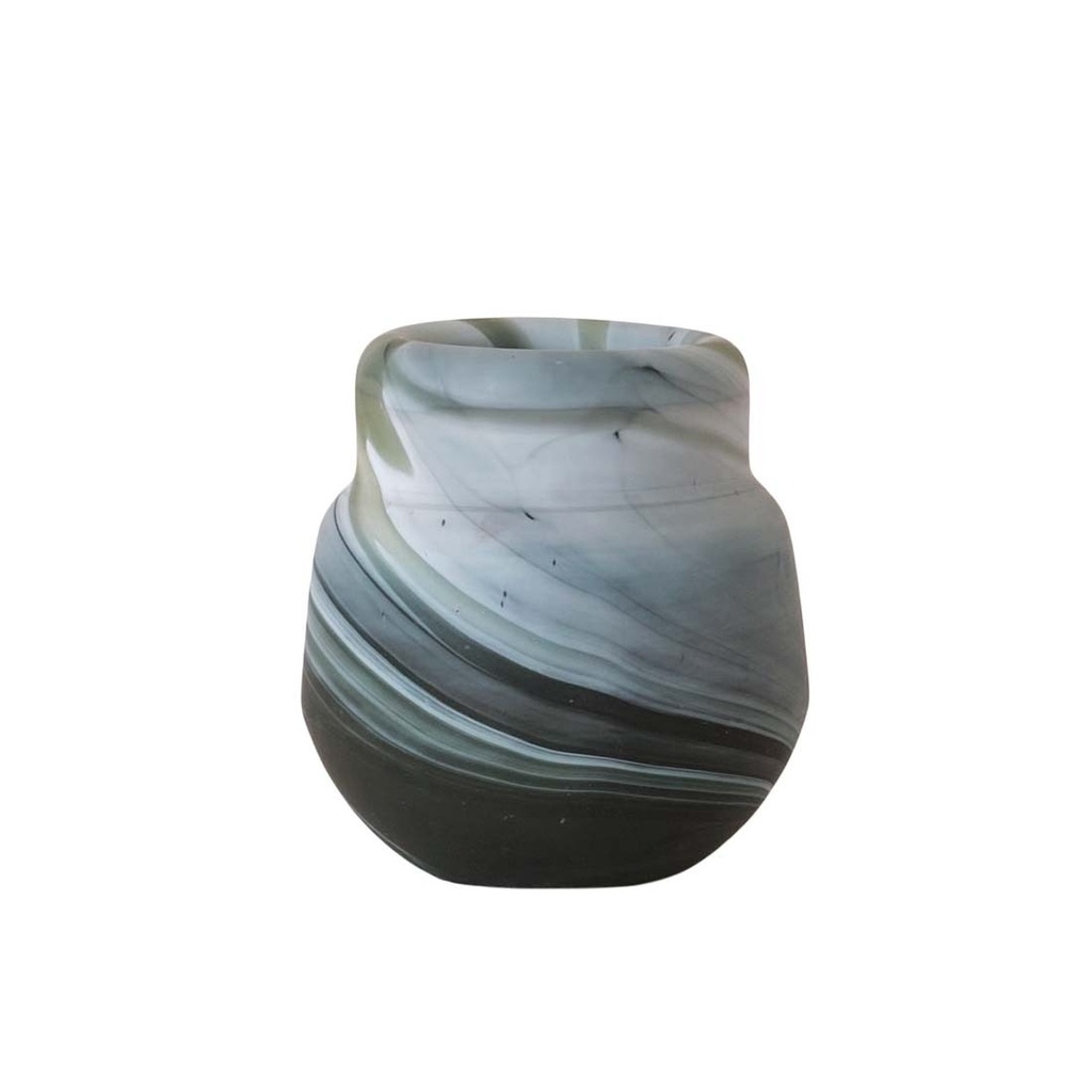 [BODEN-PERRY-SMALL-VASE-FERN-SWIRL-DEC-BOD-PER-VASE-SM] Boden Perry Small Vase - Fern Swirl
