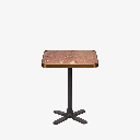 Old Clipper Shaft Dining Table with Marble Top