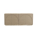 Archie Marble Buffet - Onyx Travertine - Porcini