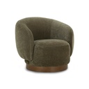 Camino Origin Swivel Occasional Chair - Juniper - Walnut Stained