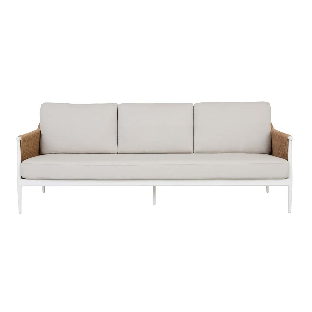 Delphi 3 Seater Sofa - Coconut - Natural Weave