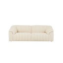 Hugo Sable 3 Seater Sofa - Almond Stripe