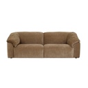 Hugo Sable 3 Seater Sofa - Soft Russet