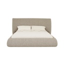 Madrid Curve Bed - Mercury Boucle
