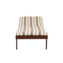 Palma Ios Sunbed - Mocha Awning Stripe - Hickory