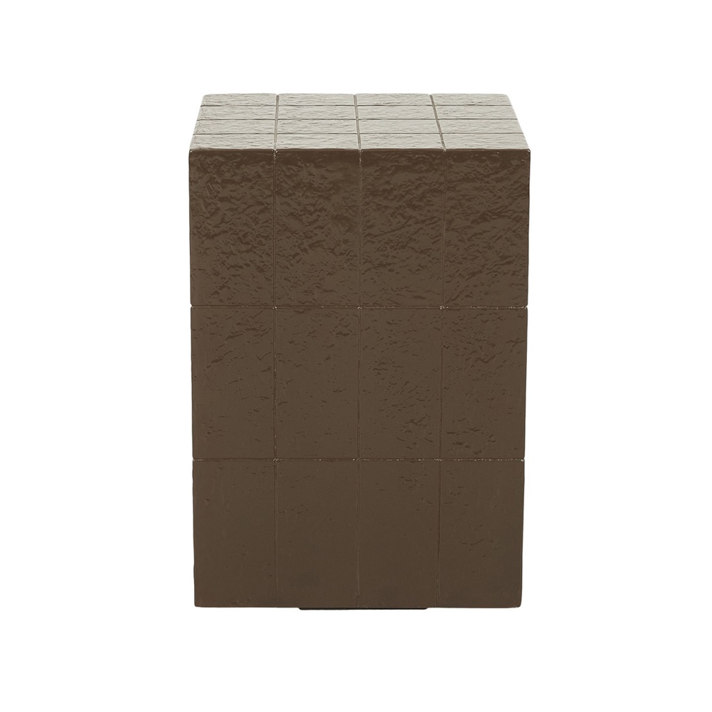 [SEVILLE-MONTANO-SIDE-TABLE-CHOCOLATE-BROWN-LTS-SMONT-TILE-CHOCOLATE-BROWN] Seville Montano Side Table - Chocolate Brown