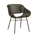 Cabana Curve Dining Armchair - Espresso