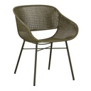 Cabana Curve Dining Armchair - Moss