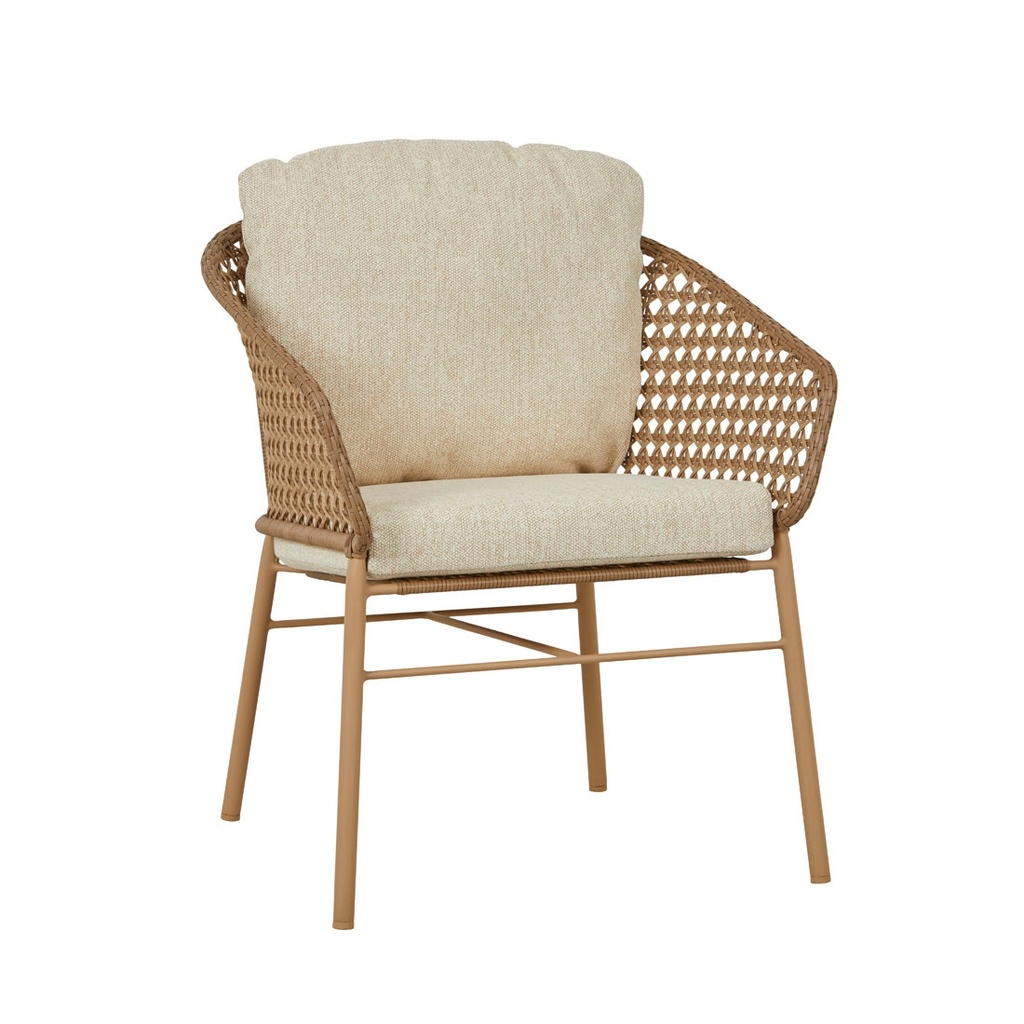 Cabana Lace Occasional Chair - Oatmeal - Ginger