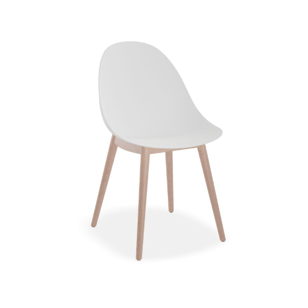 Pebble Chair (Natural Beechwood Base)