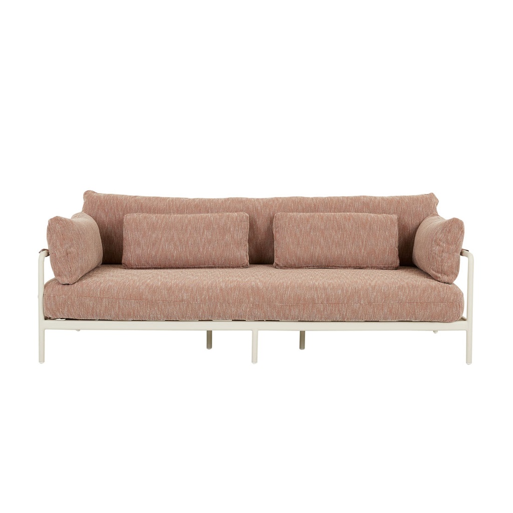 Cape 3 Seater Sofa - Tuscan Brick - Sandcastle