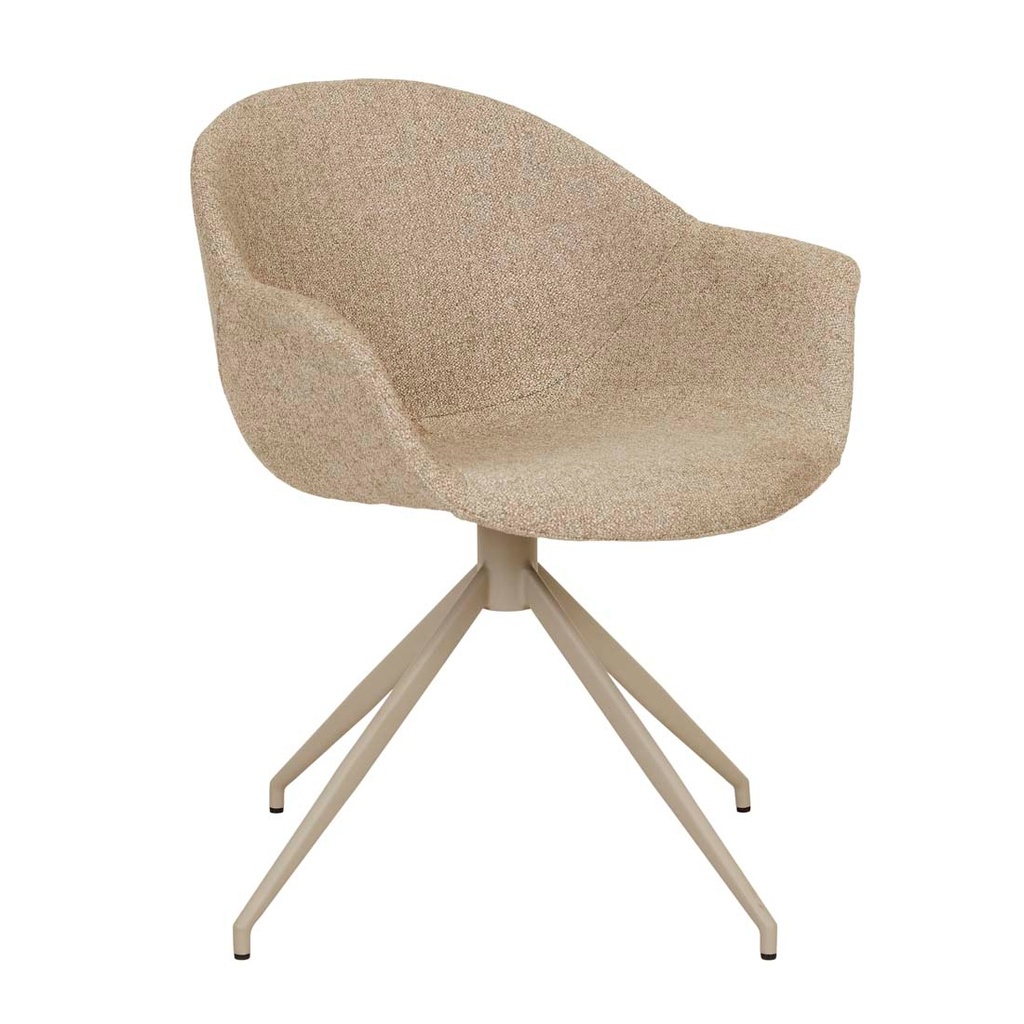 Daisy Spider Leg Office Chair - Fawn Speckle - Matt Cashmere