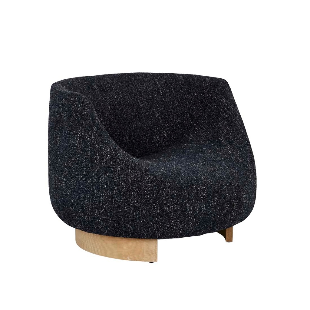 [CH-HANA-OCC-STARRY-NIGHT-NATURAL-ASH-VENEER] Hana Occasional Chair - Starry Night - Natural Ash Veneer