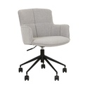 Walter Office Chair - Ash Speckle - Black Metal